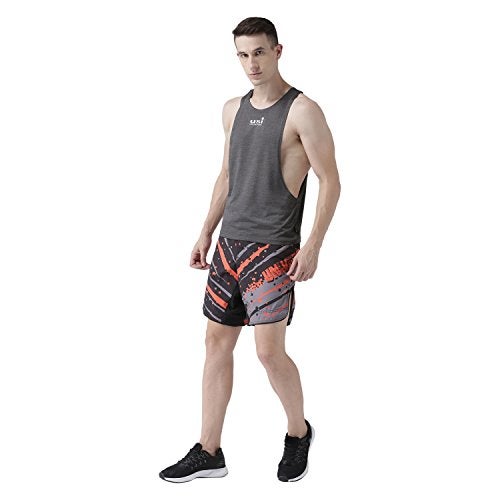 USI Universal Shorts for Men, 411VM Digit TUFLITE MMA for Training & Kickboxing, Tuff Stretch Fighting for Martial Arts, Cage Fight, Muay Thai, Boxing (M, Orange) - Image 4