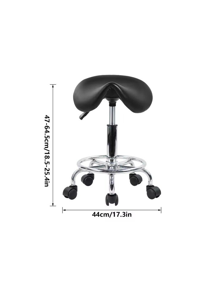 Generic Hairdressing chair bench beauty chair  bench dental lift adjustment  saddle pulley stool  - Image 2