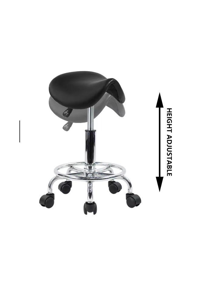 Generic Hairdressing chair bench beauty chair  bench dental lift adjustment  saddle pulley stool  - Image 3