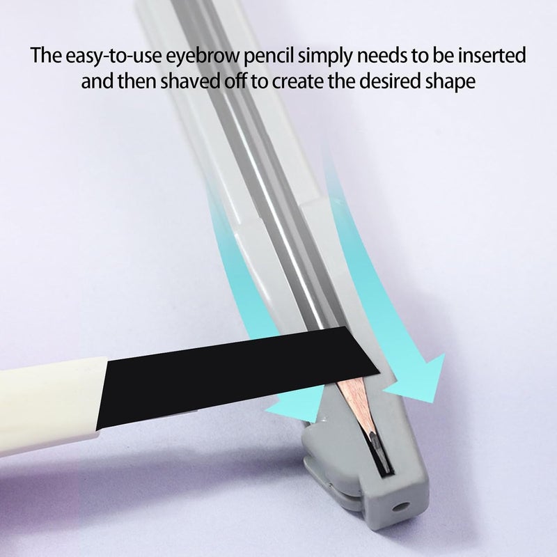 ordinarYone Pack of 3 Professional Eyebrow Pencil Sharpener Aid Multifunctional for Cosmetic Pencil Sharpening Eyebrow - Image 3