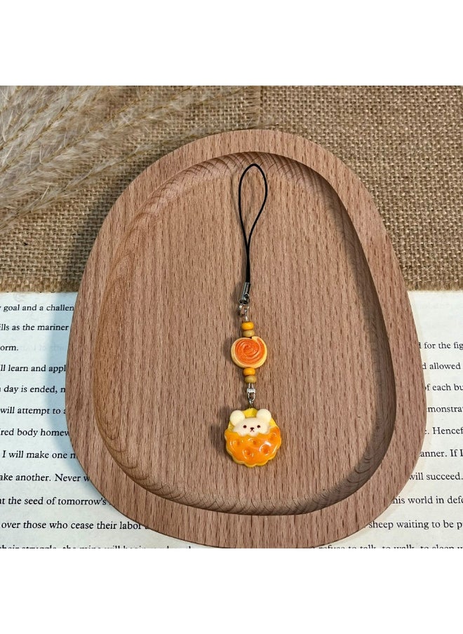 NIBEMINENT Phone Charm/ Chain Strap for Women Girls, Snack Animals Cell Phone Case Lanyard Wrist Strap 