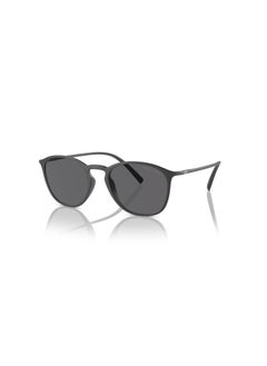 GIORGIO ARMANI Giorgio Armani 0AR8186U 50608152 Men's Matte Nylon Grey Full Frame Box for Adults  - Image 1