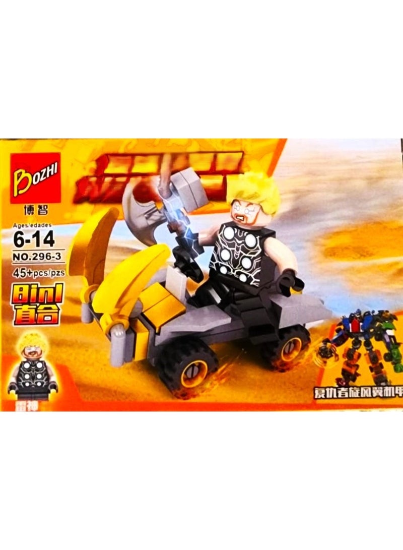 Bozhi Mini Building Blocks – Avengers Different Heroes Models for Kids – Lego-Style Construction Toy for Kids - Image 3