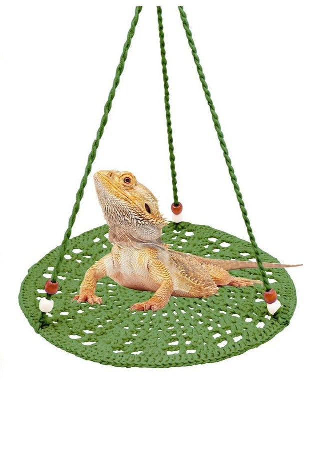 general Lizard sleeping bed parrot hammock pet climbing cotton nest swing hamster chameleon toy hammock - Image 1