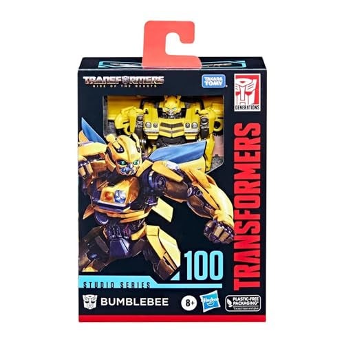 Transformers Studio Series Deluxe Class 100 Bumblebee Toy Rise of The Beasts 45inch Action Figure for Boys and Girls Ages 8 and Up - Image 5