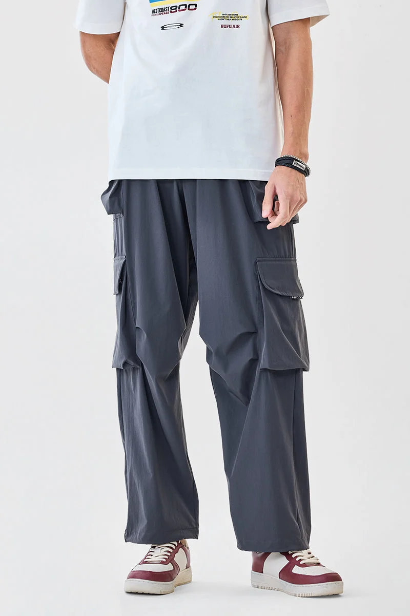 SNITCH بنطلون كارجو بقصة فضفاضة ومرنة