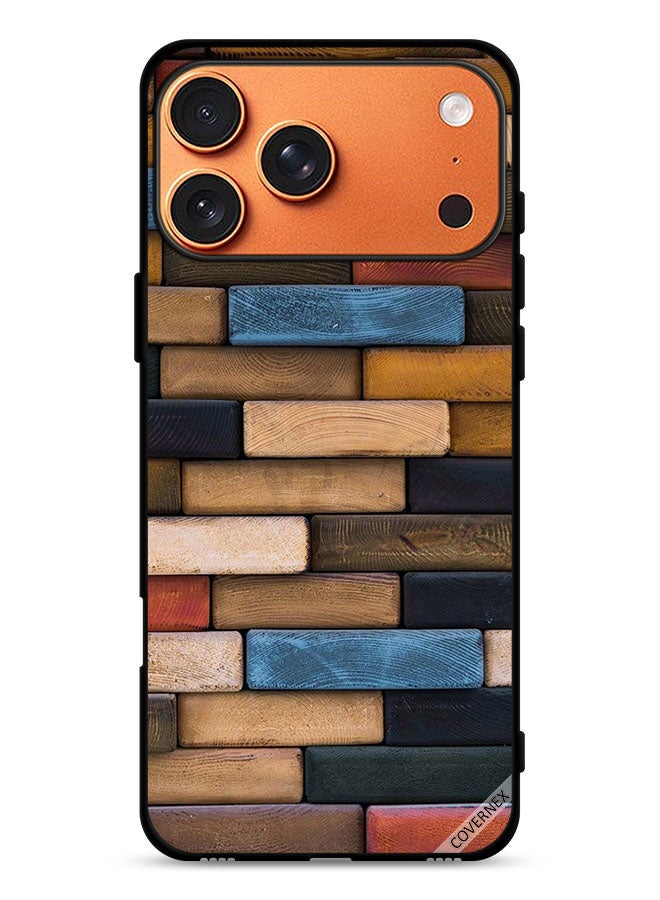 Covernex Apple iPhone 17 Pro Max Protective Case Cover Wooden Wall - Image 1