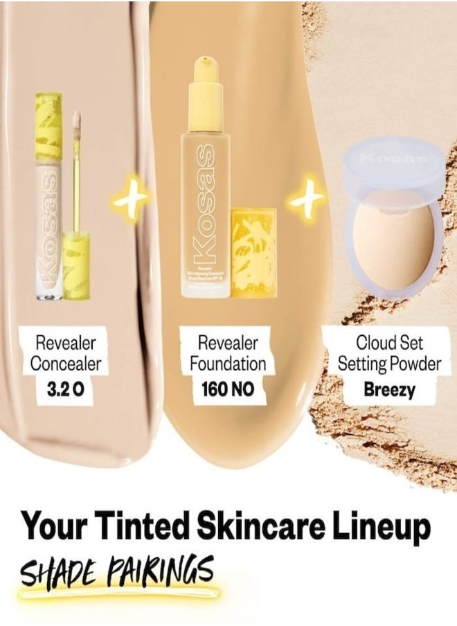 Kosas - Kosas Revealer Super Creamy & Brightening Concealer with Caffeine & Hyaluronic Acid, Tone 3.5 W - Light+ With Golden Undertones 5g - Medium to Full Coverage - Image 1