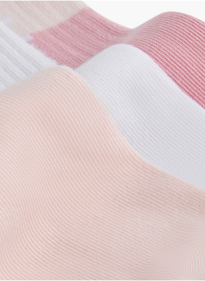Kappa Girls Colourblock Non-Terry Ankle Length Socks - Set of 3  - Image 4