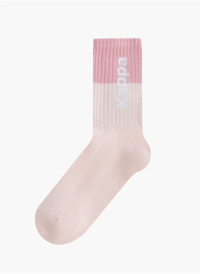 Kappa Girls Colourblock Non-Terry Ankle Length Socks - Set of 3