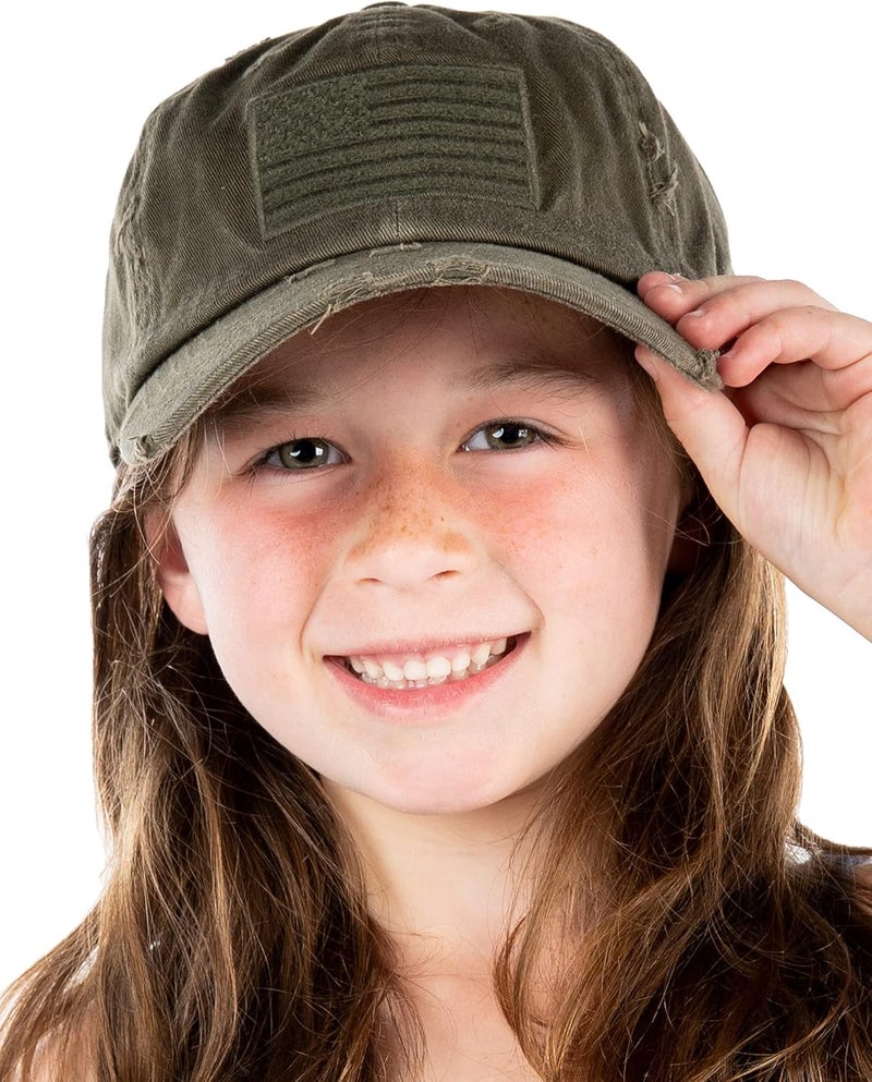 Funky Junque Kids Trucker Hats – Toddler & Youth Baseball Cap for Boys & Girls, Snapback Camo Ball Cap in 2 Sizes Ages 2–9 - Image 2