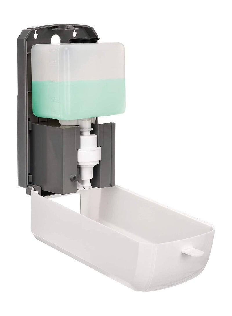 LACOT GENERAL TRADING LLC موزع صابون رغوي تلقائي، مثبت على الحائط، حساس، بدون لمس، قابل لإعادة التعبئة، سعة 1000 مل للحمام، المطبخ، المكتب، المستشفيات، المدرسة. - Image 5