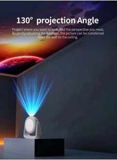 Generic A10 1080p full hd projector, android 11.0 5g wi-fi bt 5.2 smart projector, 270° flexible video projector with projection lamp, auto focus, for home theater watching carton.  - Image 2