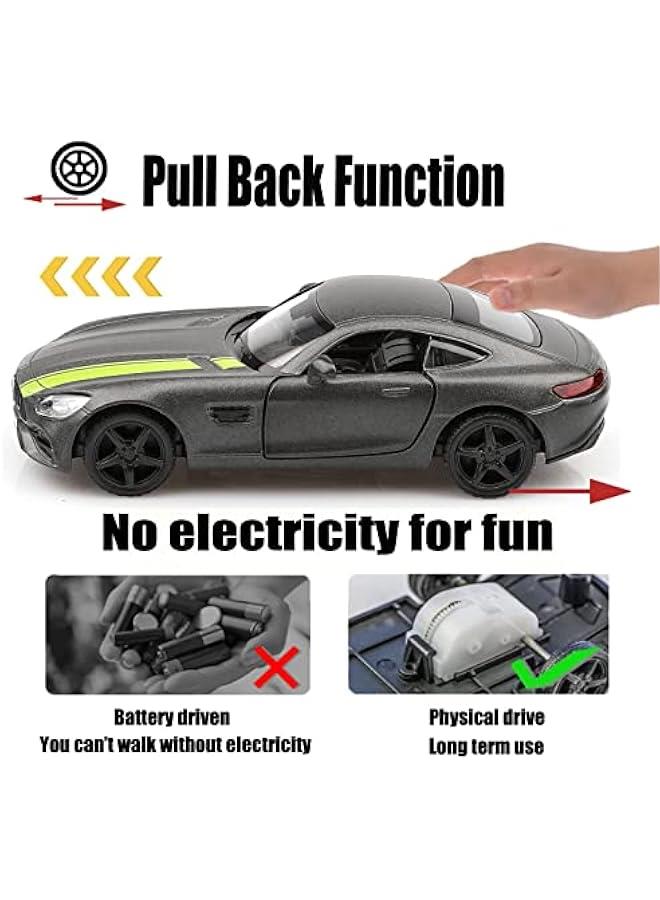 1/36 Scale Mercedes GTS Diecast Cars Models,Pull Back Vehicles Mercedes Benz Toy Car,Cars Gifts for Boys Girls - Image 5