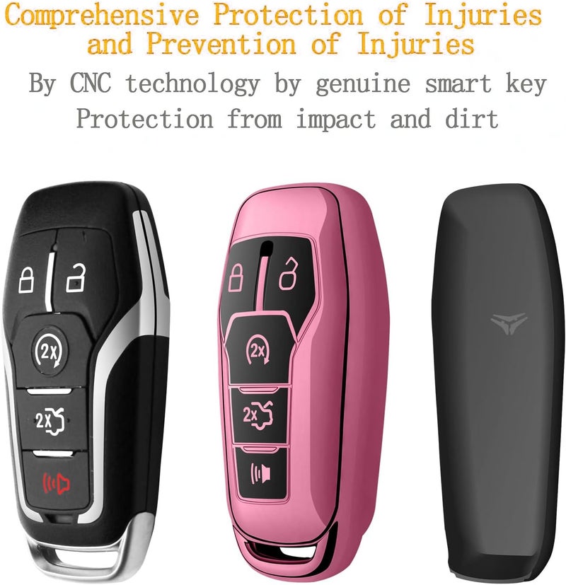 Sindeda Pink Key Fob Cover for Ford Vehicles - Image 4