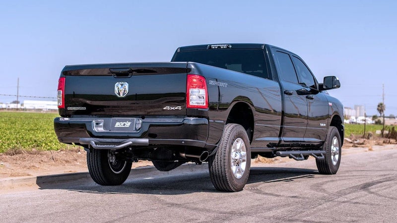 BORLA 140851BC Cat-Back Performance Exhaust System for 2019 Ram 2500 V8 & Ram 3500 6.4L V8 T-304 Stainlesss Steel S-Type Sound Single Right Rear Exit Single 5" Black Chrome Tip - Image 2
