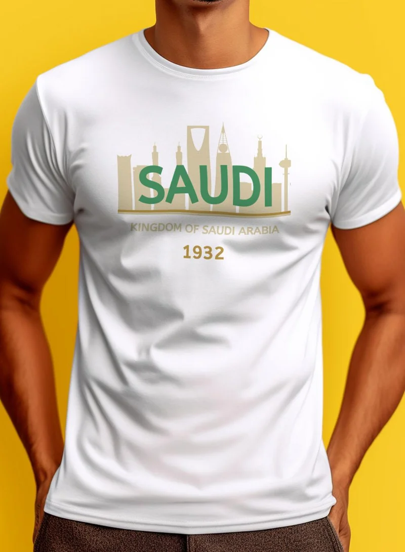 Lowha Cotton T-Shirt for Saudi National Day or Everyday Saudi Pride Wear for Women & Men