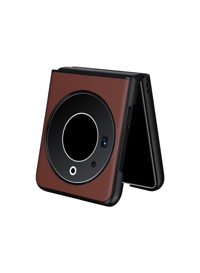 erorex Case For Tecno Phantom V Flip PU Leather PC Phone Case - Image 4