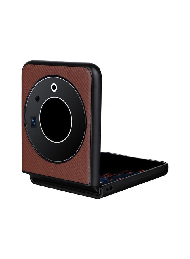 erorex Case For Tecno Phantom V Flip PU Leather PC Phone Case - Image 3