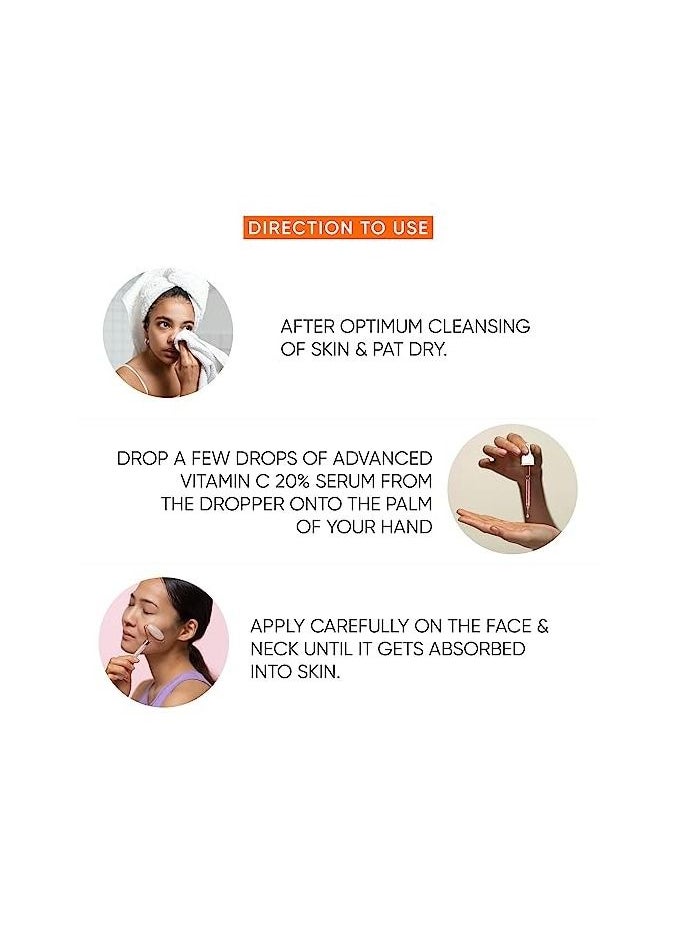 UrbanBotanics Men and Women Advanced Vitamin C Face Serum