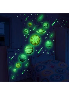 erorex Glow In The Dark Stars And Planets For Ceiling 3D Realistic Solar System Wall Decal Stickers Bright Planet Sun Nursery Wall Sticker For Kids Space Decoration Birthday Gift For Boys  - Image 4