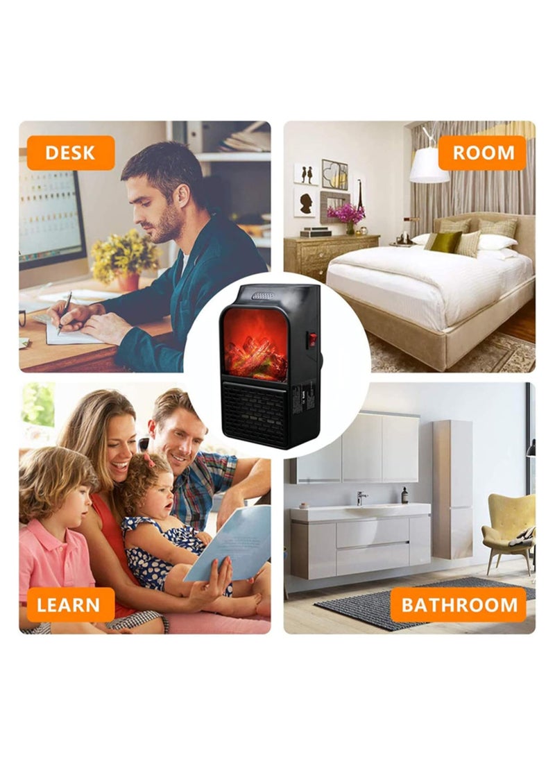 general Electric furnace heater, wall-mounted heater - 12-hour timer, fast heating, adjustable thermostat, safe and low noise, suitable for winter heating in small Spaces - Image 5