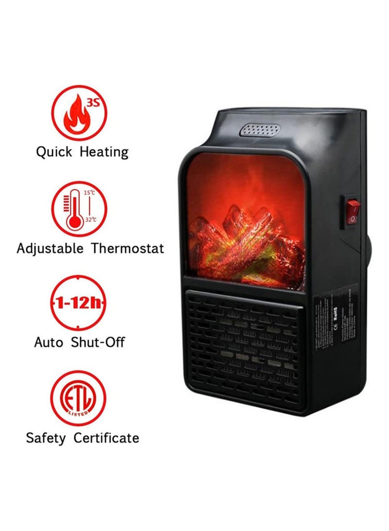 general Electric furnace heater, wall-mounted heater - 12-hour timer, fast heating, adjustable thermostat, safe and low noise, suitable for winter heating in small Spaces - Image 2