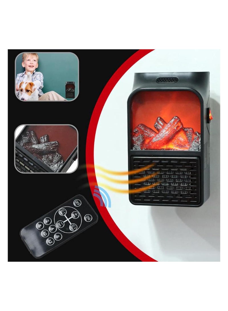 general Electric furnace heater, wall-mounted heater - 12-hour timer, fast heating, adjustable thermostat, safe and low noise, suitable for winter heating in small Spaces - Image 1