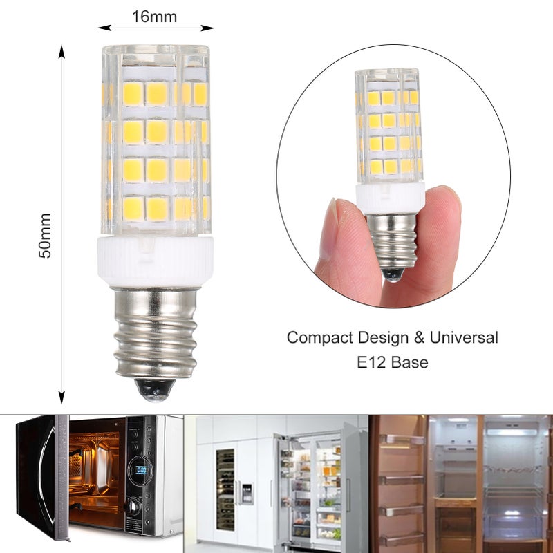 E12 Mini LEDs Light Bulbs Home Use 5W Energy-Saving Lamp Bulbs for Refrigerator Microwave Oven Ranges Hood - Image 3