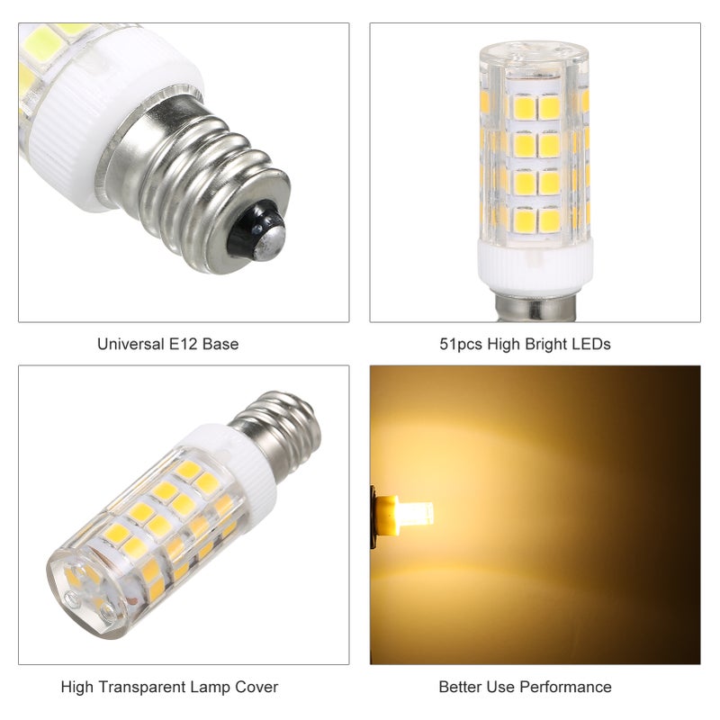 E12 Mini LEDs Light Bulbs Home Use 5W Energy-Saving Lamp Bulbs for Refrigerator Microwave Oven Ranges Hood - Image 5
