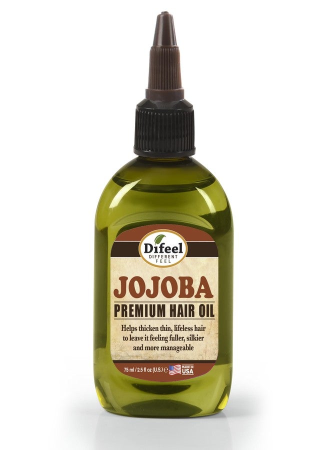 Difeel Premium Natural Hair Oil - Jojoba Oil 2.5 ounce (3-Pack) - Image 1