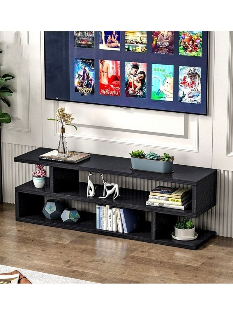 XiuWoo - 3-Tiers Personalized TV Table TV Rack Cabinet Modern Media Storage Stand Console Coffee Table Table  Home Office Storage Rack Side End Table for Living Room Bedroom Office - Image 1