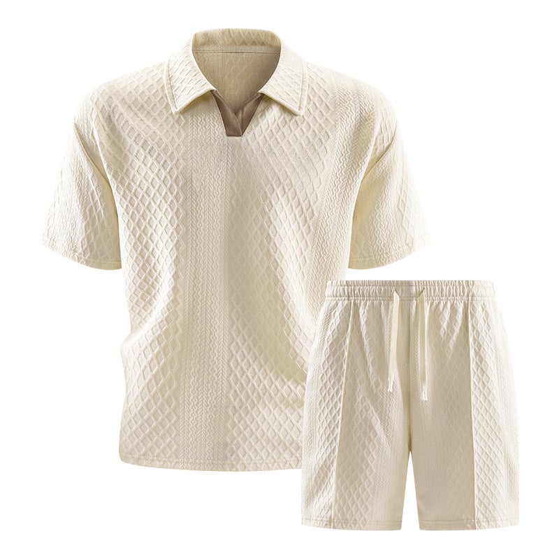2026 Summer 3D Fashion Men's Short Sleeve Tracksuit Set - Image 1