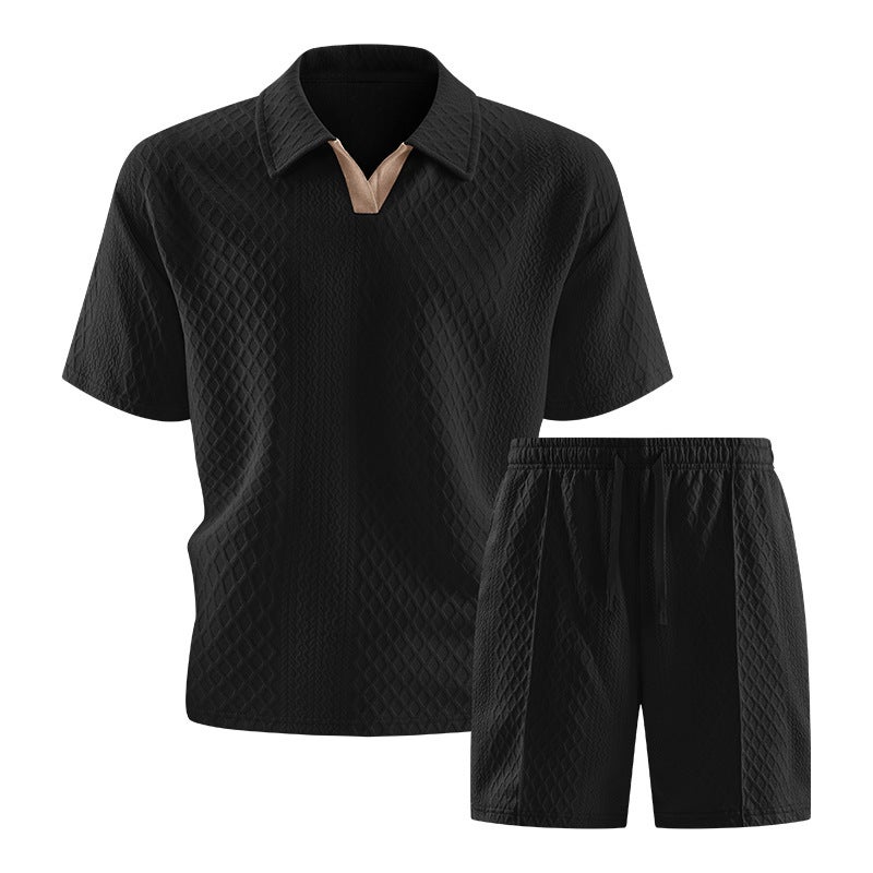 2026 Summer 3D Fashion Men's Short Sleeve Tracksuit Set - Image 3