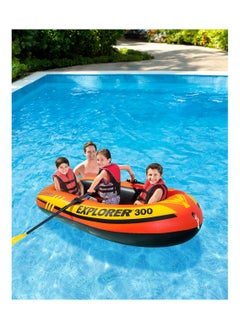 INTEX Explore 300 Inflatable Boat Set 211x117cm  - Image 2