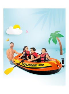 INTEX Explore 300 Inflatable Boat Set 211x117cm  - Image 3