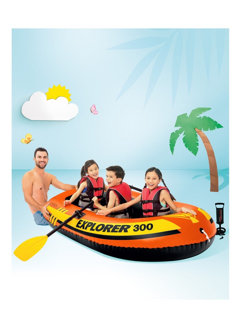 انتكس مجموعة القوارب القابلة للنفخ 211 × 117 سم - Image 3