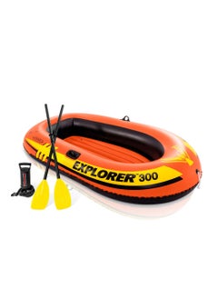 INTEX Explore 300 Inflatable Boat Set 211x117cm  - Image 4