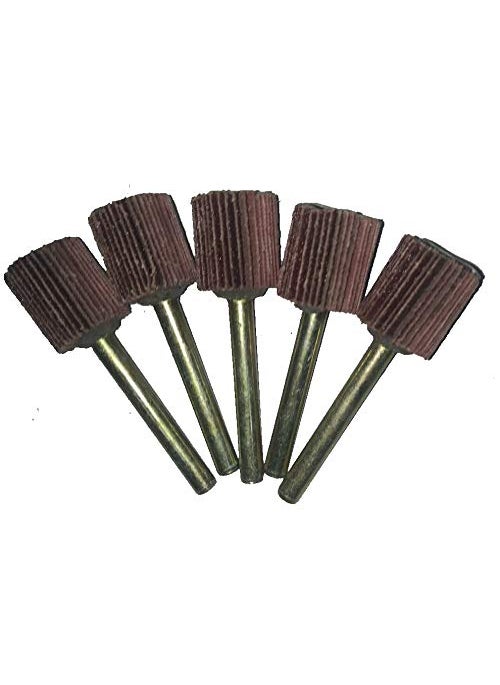 Index INDEX EMERY FLAP MOUNTED WHEEL 20 X 20 X 6 MM SPINDLE MEDIUM GRIT 5 NO  - Image 2