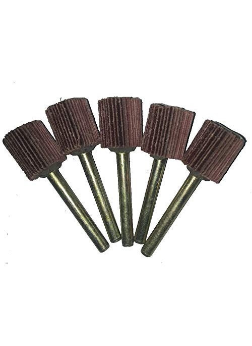 Index INDEX EMERY FLAP MOUNTED WHEEL 20 X 20 X 6 MM SPINDLE MEDIUM GRIT 5 NO  - Image 1