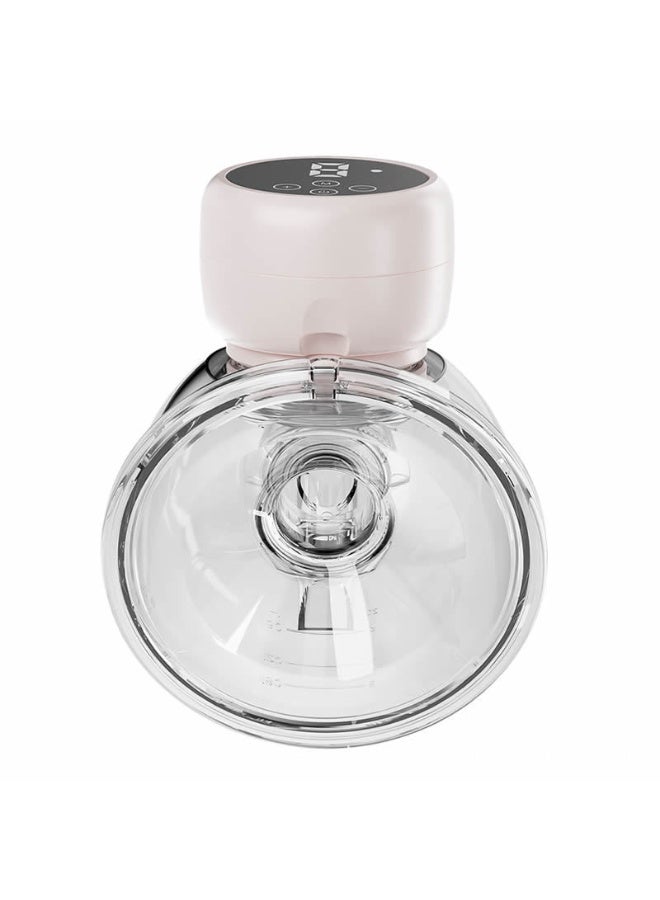 دوكو مضخة الثدي القابلة للارتداء اليدين الحرة ، منخفضة الضوضاء والألم الحرة ، شاشة اللمس مضخة الثدي الكهربائية اللاسلكية ، 4 أوضاع 9 مستويات امتصاص ، الوردي 1 حزمة.  (24mm الشفافات، مع 21mm / 19mm / 17mm إدراجات) - Image 2