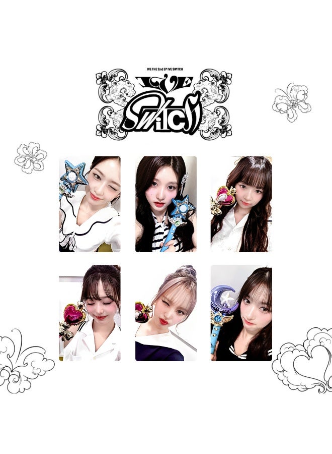 NIBEMINENT 6 Pcs Kpop IVE SWITCH Lomo Cards Card For Fans Collection Gifts - Image 1