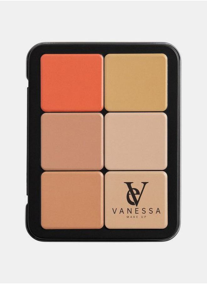 VANESSA MAKEUP لوحة كريم أحمر الخدود والكونتور، ب  - Image 3