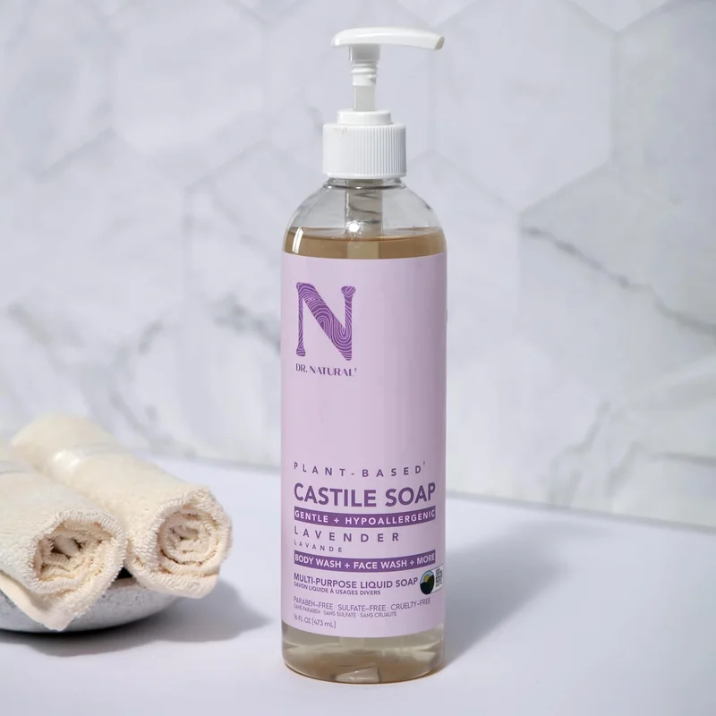 Dr. Natural Dr. Natural Multipurpose Castile Soap Lavender - 473 ml