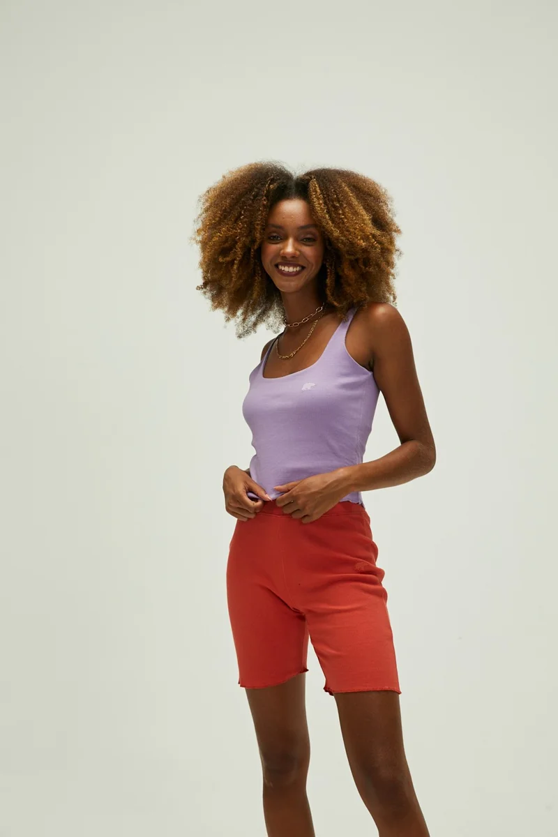 Bad Bear Women's Lavender Athlete Prana Tank Top