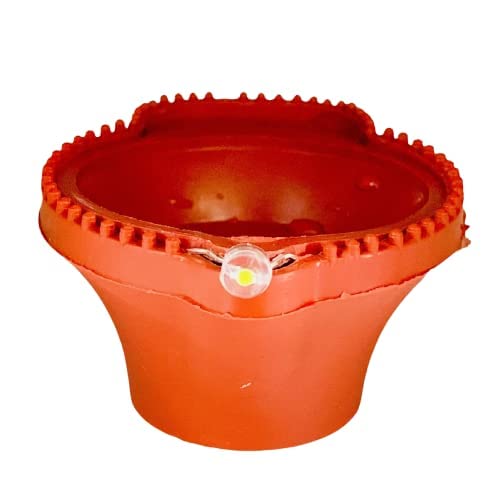 Rendrops RENDROPS Water Sensor LED Diya for Home Decoration Artificial Diyas with LED Light Battery Diya with Sensor Light for Diwali Decoration Diya Set Pack of 12 12  - Image 5