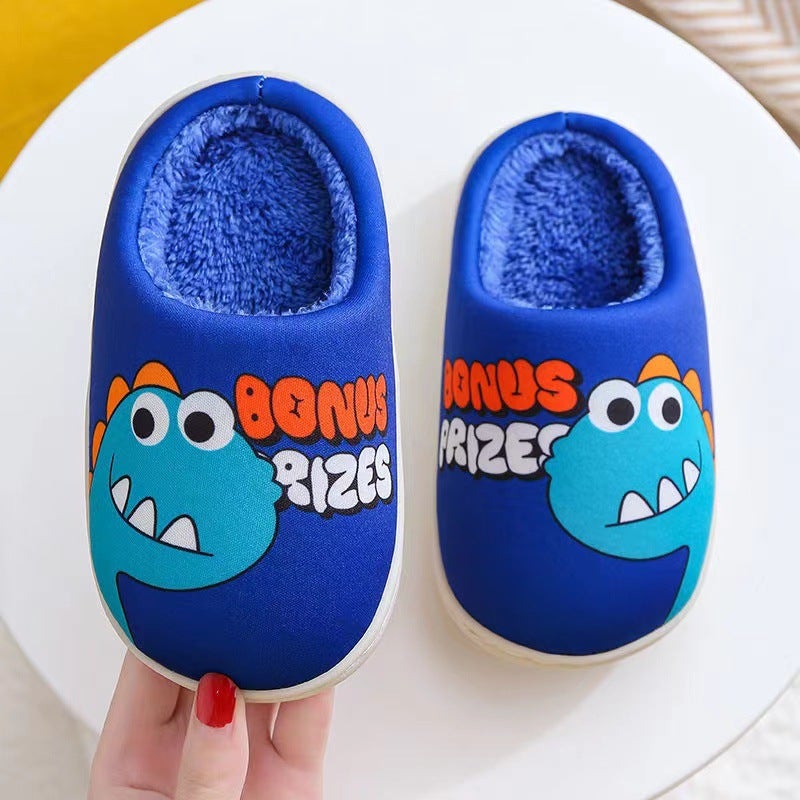 Cixi Younuo Shoes Industry 2025 Children'S Cotton Slippers Cartoon Dinosaur Home Cotton Slippers Spot - Image 5