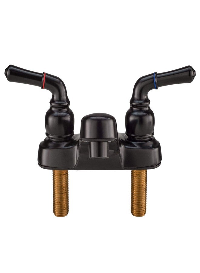 ريكرو حنفية حمام RecPro مقاس 4 بوصات | حنفية RV | سلسلة Designer من النحاس الأسود | أسود - Image 2