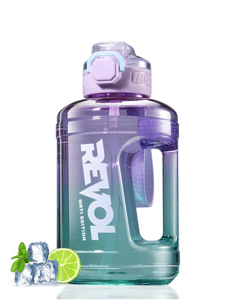 Generic Big Water Bottle 1.6 Litre with Handle 1600ML Large Capacity Daily Drinks Jug for Gym Fitness