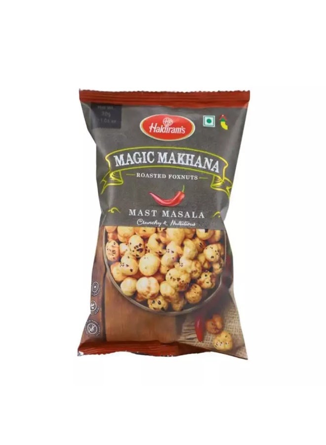 Haldiram Haldiram Magic Makhana Roasted Foxnuts Mast Masala Taste- 30gms - Image 1